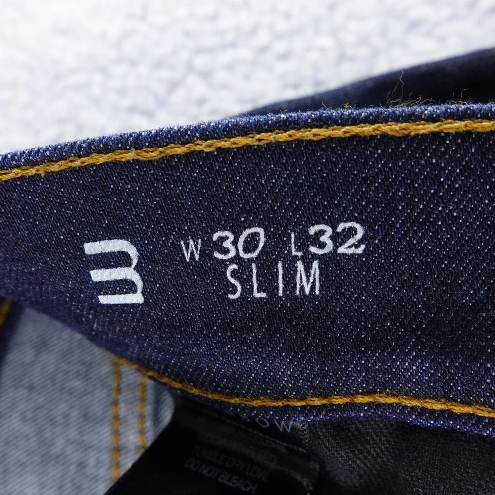 Mott and Bow Designer Slim Fit‎ Dark Wash Denim Jeans Men W30 L32 Stretch